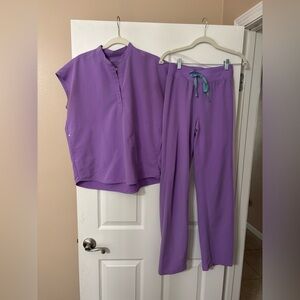 Figs Women’s Scrub Set Lilac Dawn